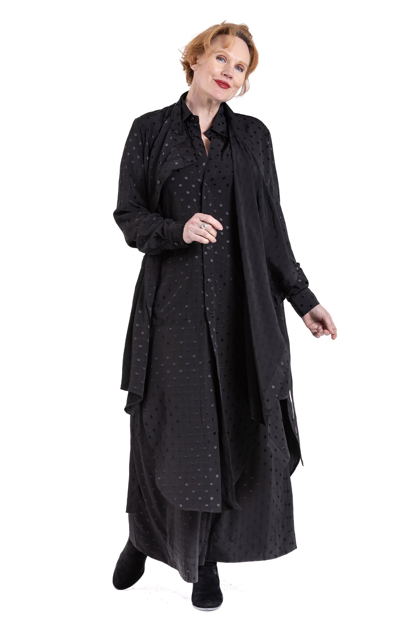 BLACKOUT DRAPE SHIRT BO