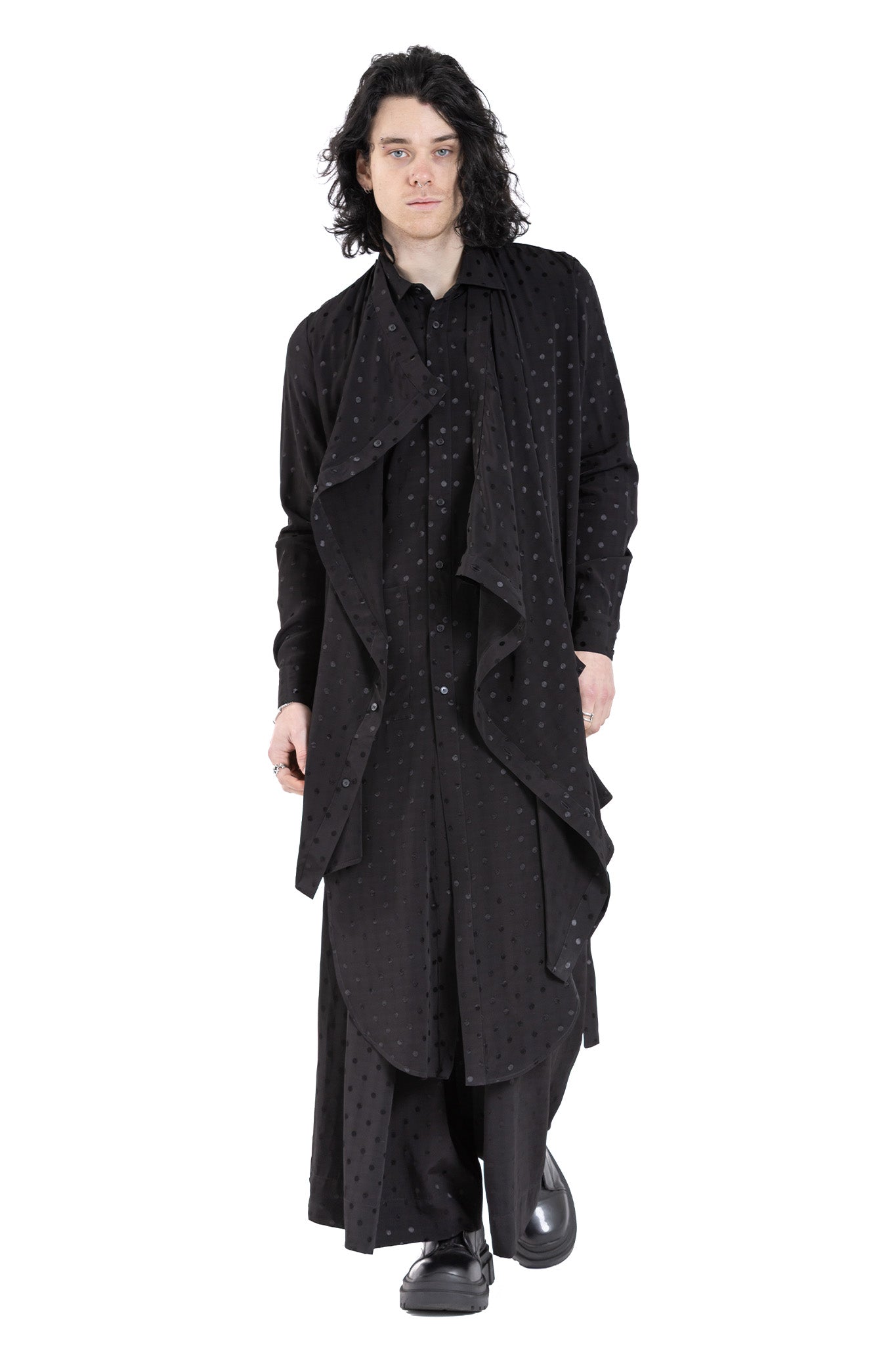 BLACKOUT DRAPE SHIRT BO