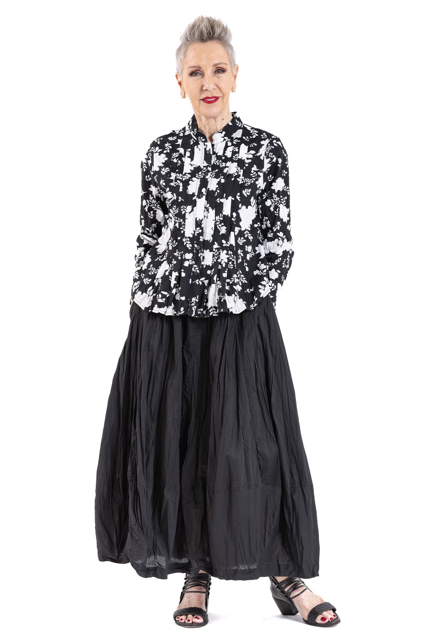 BOUQUET PLEAT SHIRT BB