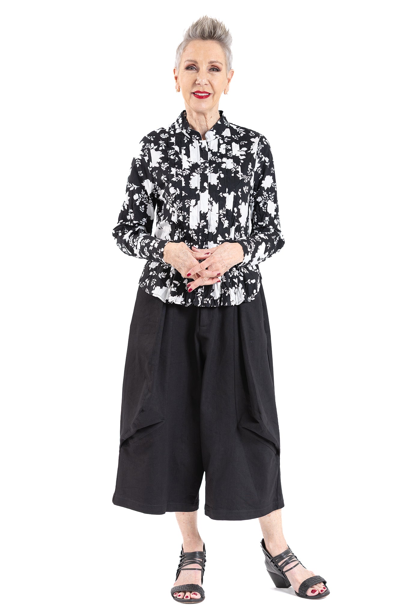 BOUQUET PLEAT SHIRT BB