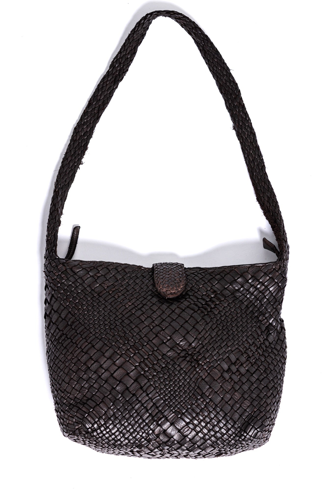 CHOCOLATE WOVEN BAG