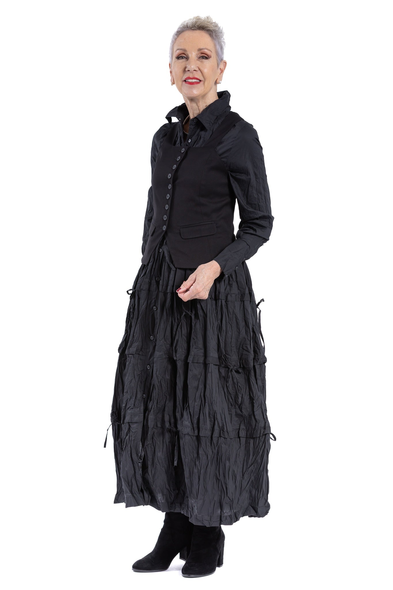CUT-OUT VEST WO