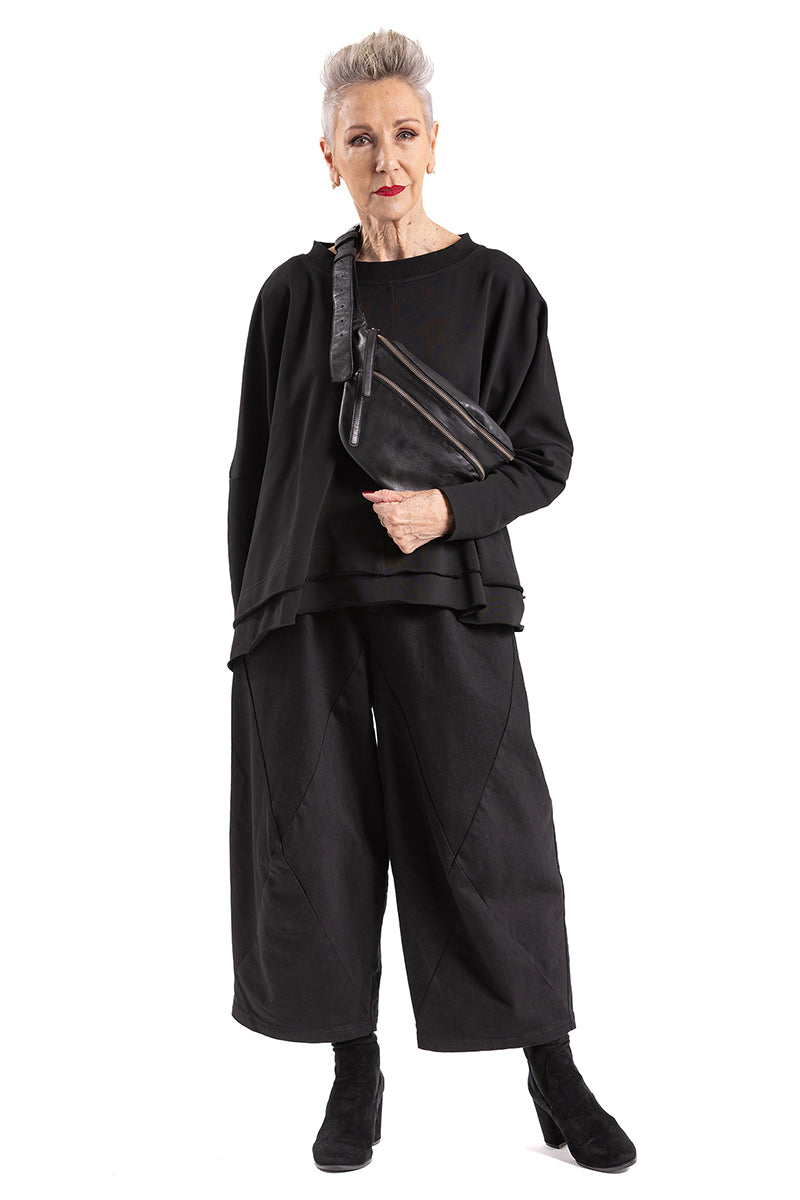 DOUBLE EDGE L/S TOP CT
