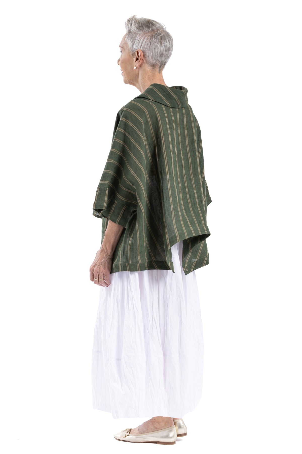 EVERGREEN ROLL-NECK TOP EG