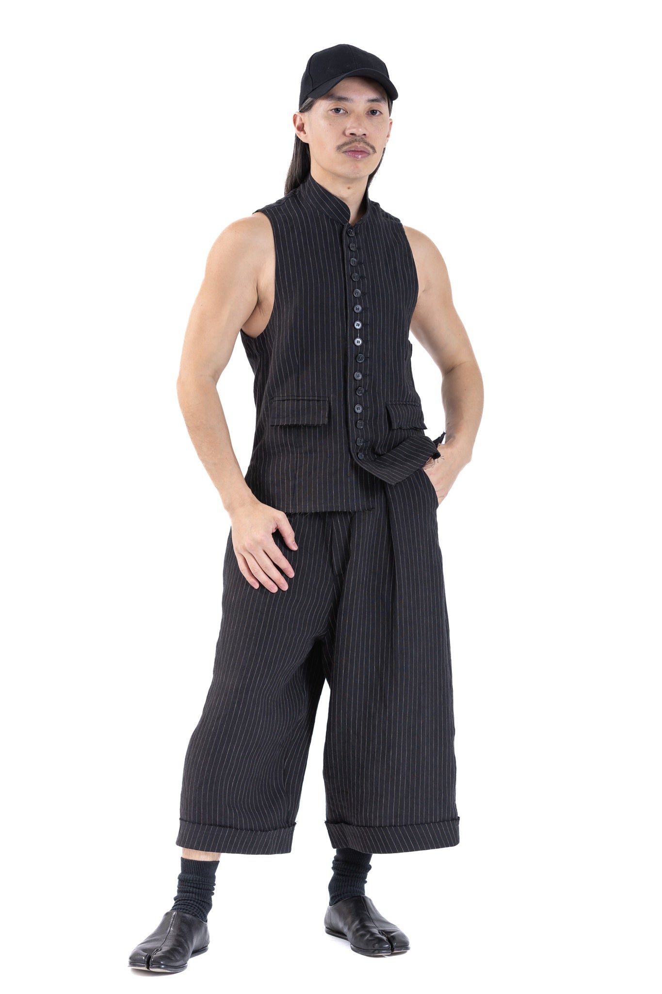 GRAIN LINE RAW PANT GR