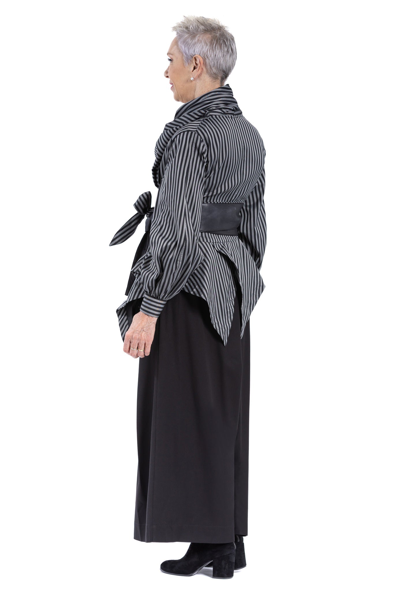 LEATHER OBI BELT LE