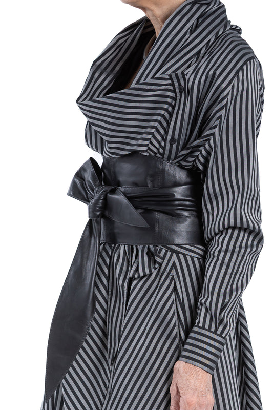 LEATHER CORSET BELT LE