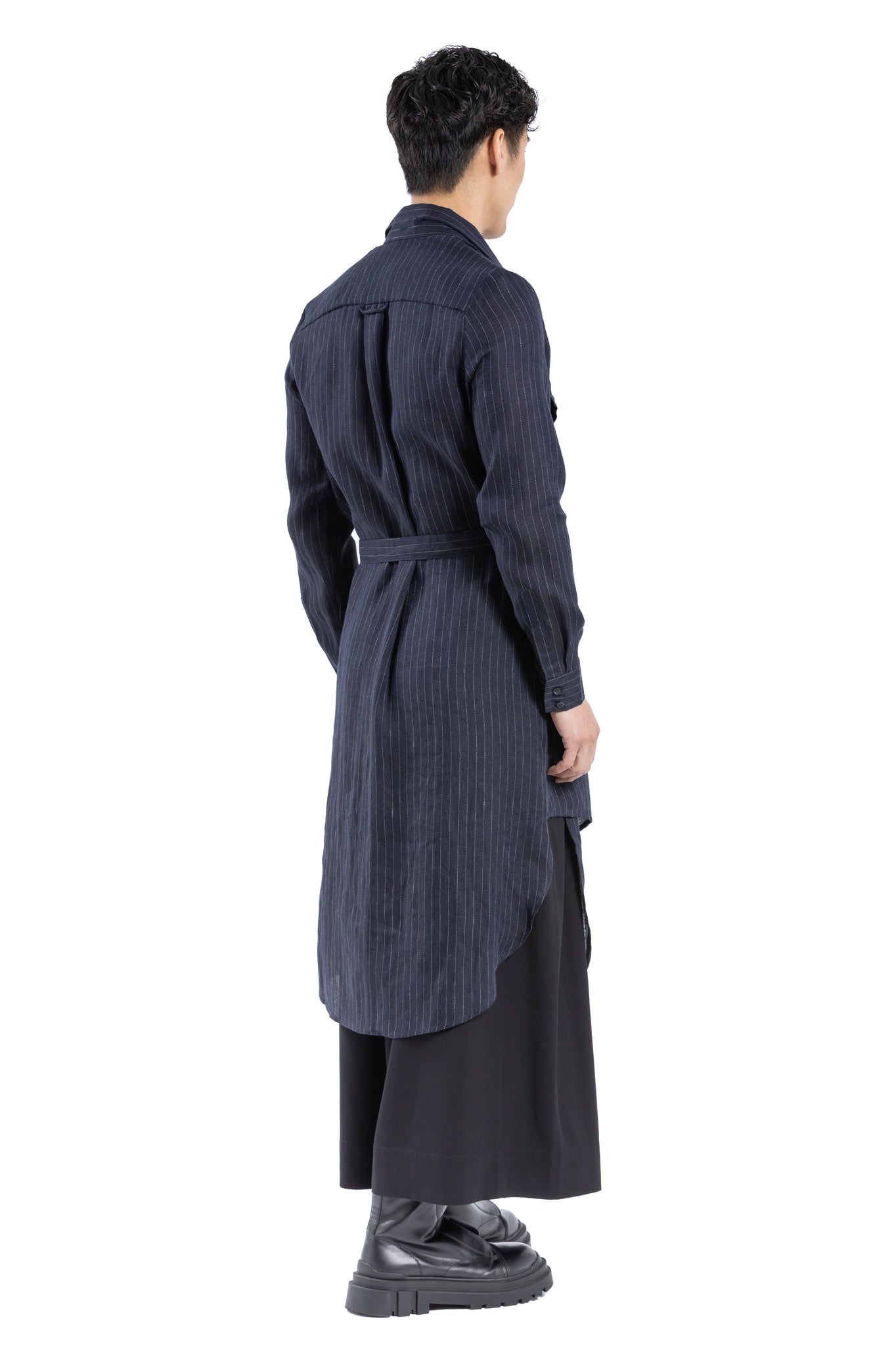 MIDNIGHT TIDE DRAPE SHIRT MT