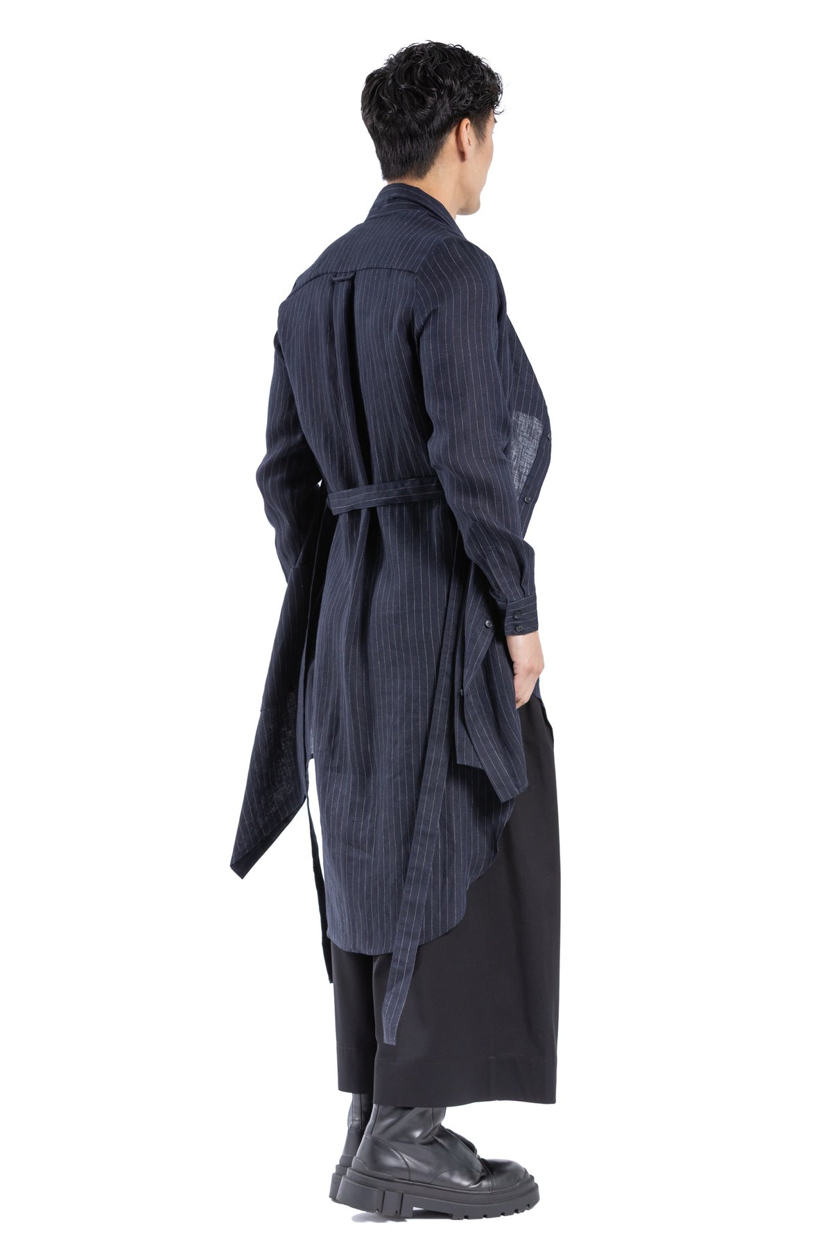 MIDNIGHT TIDE DRAPE SHIRT MT