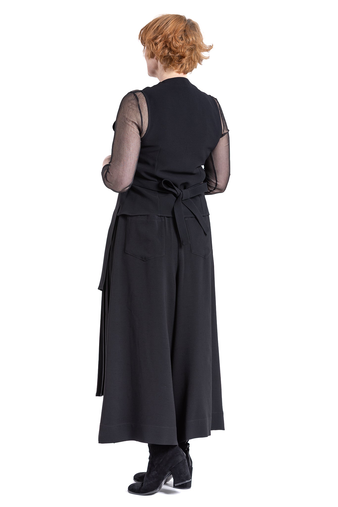 PLEATED VEST SC