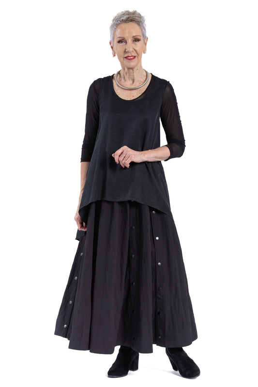 PRESS STUD SKIRT NV