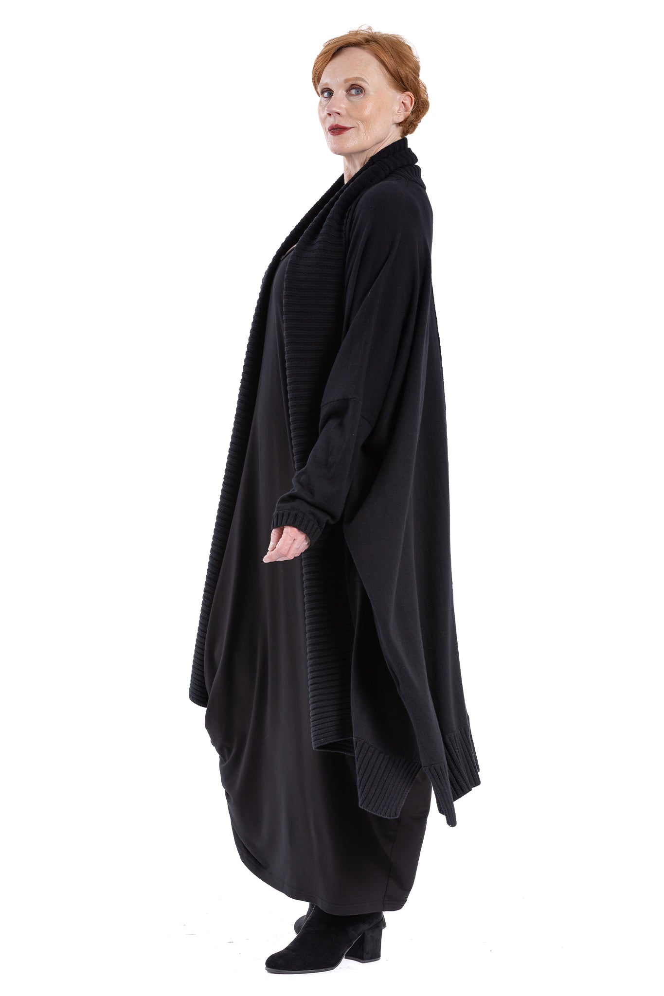 RIBLINE FOLD CARDIGAN CC
