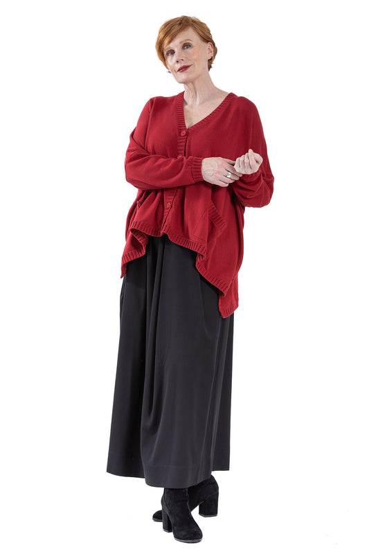 RIBLINE BUTTON CARDIGAN CC