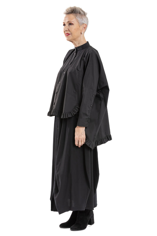 RUFFLE BLOCK SHIRT PC