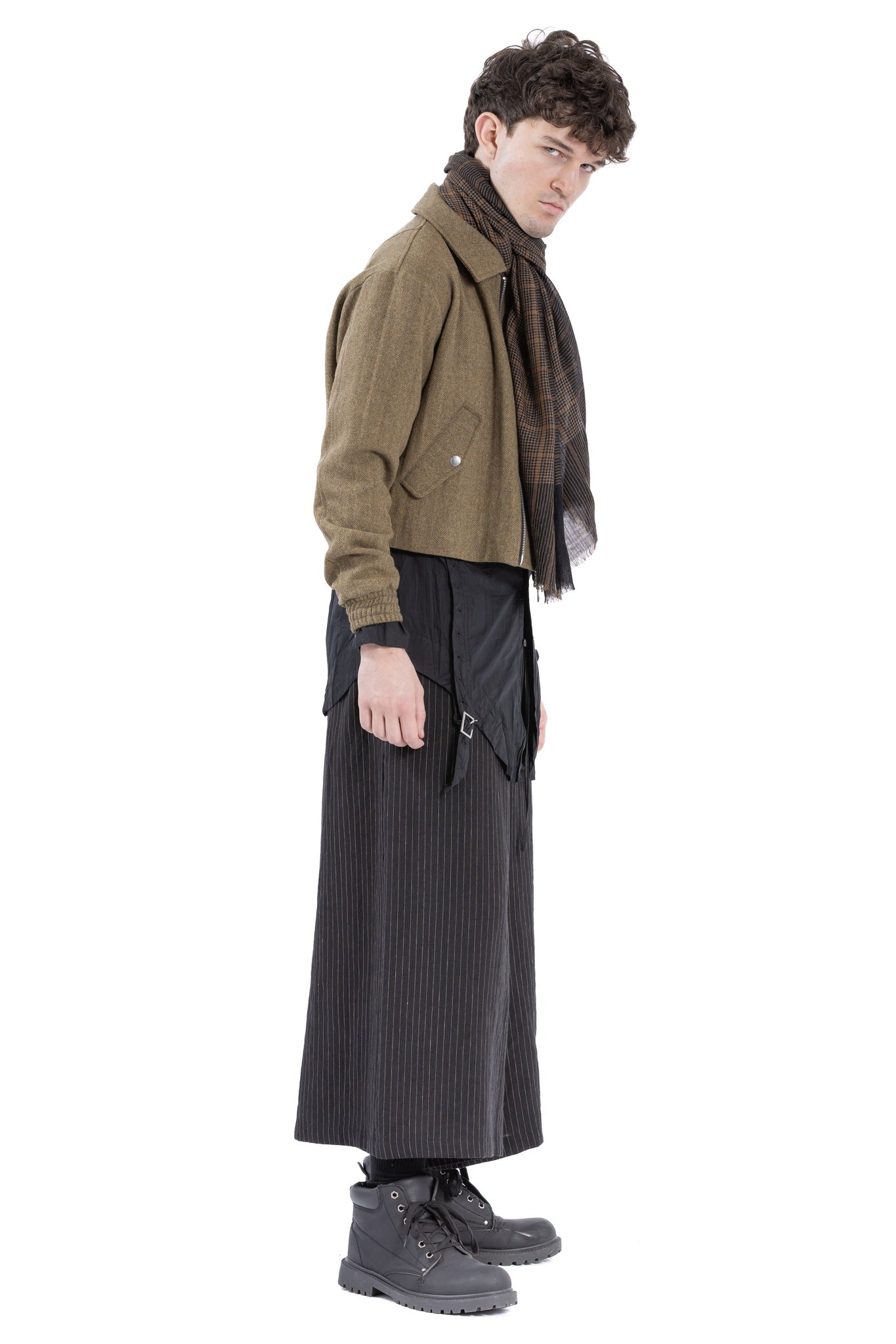 TWEED CROP BOMBER OT