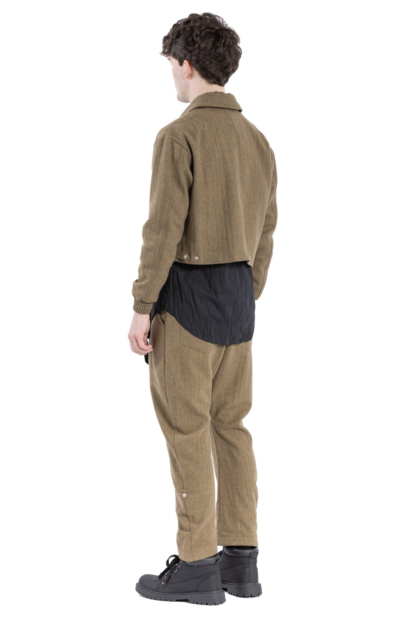 TWEED CROP BOMBER OT