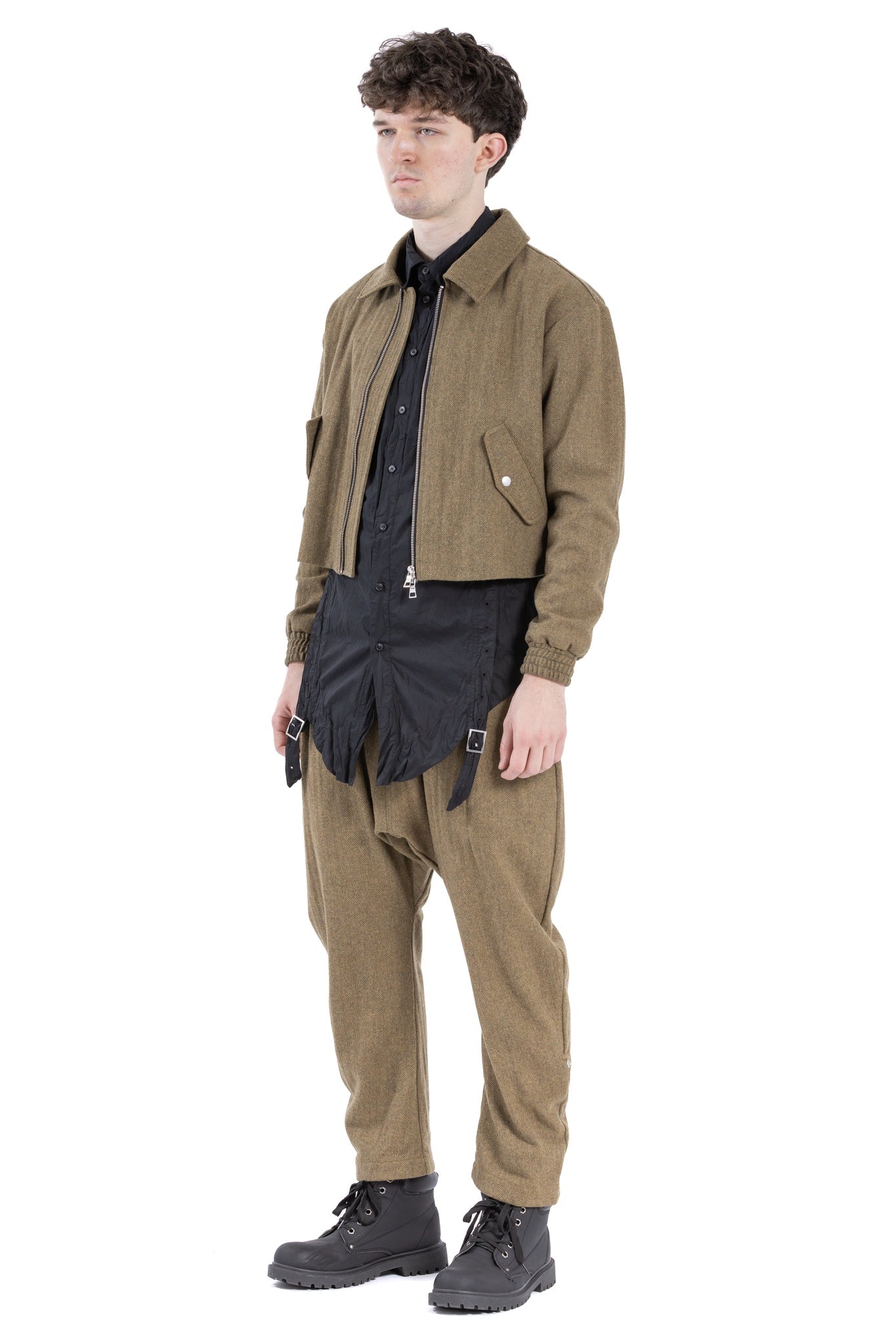 TWEED CROP BOMBER OT