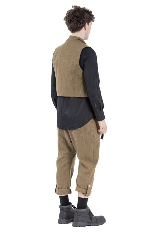 TWEED ZIP VEST OT