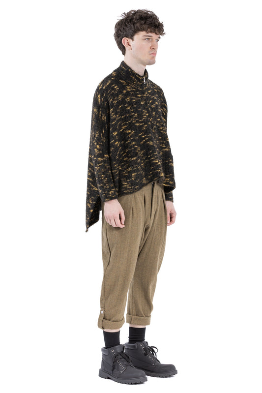 TWEED ROLL-UP PANT OT