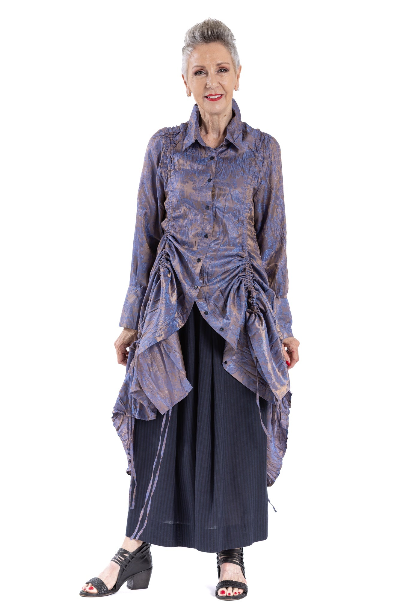 PAISLEY TIE TUCK SHIRT PC