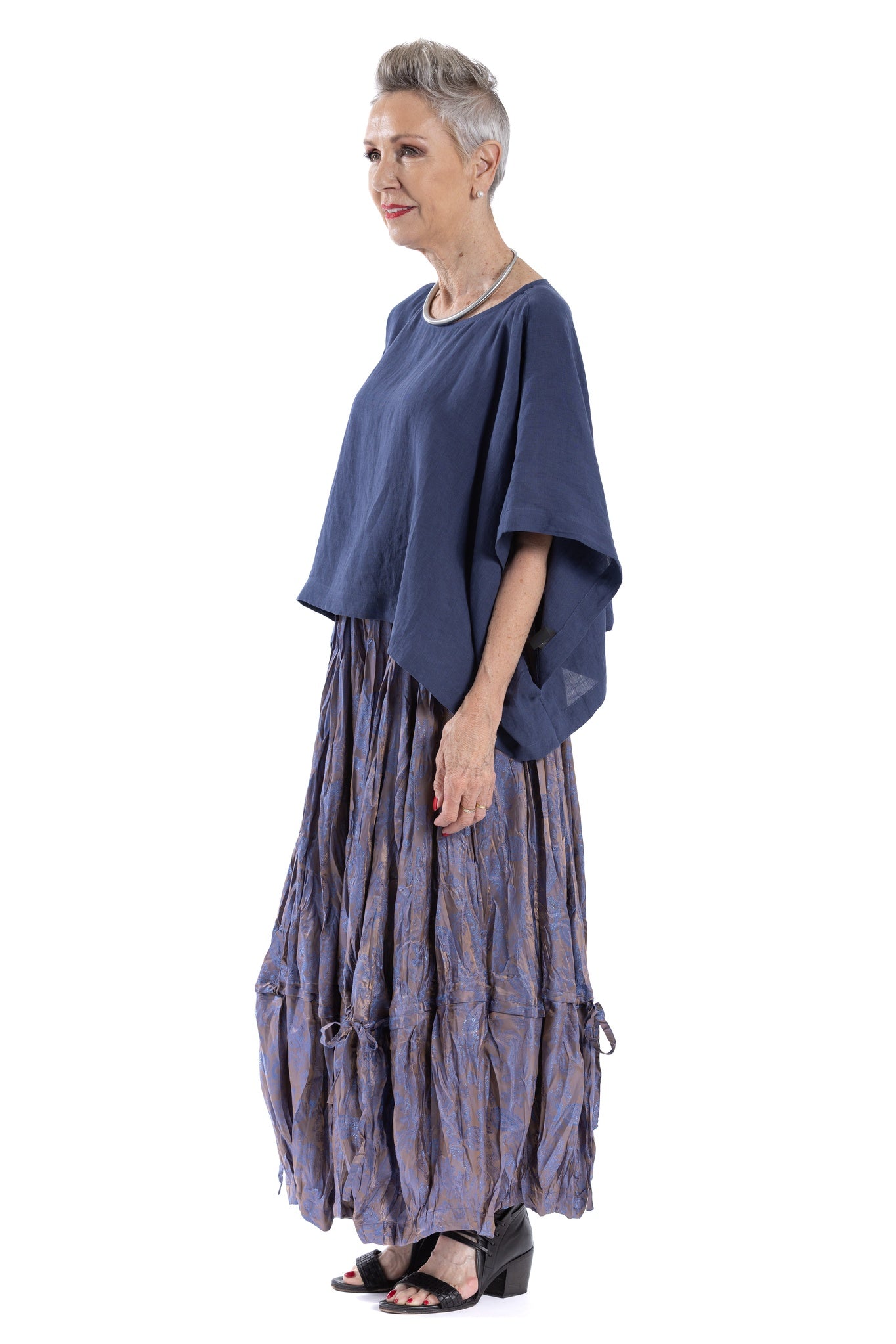 PAISLEY TIE SKIRT PC