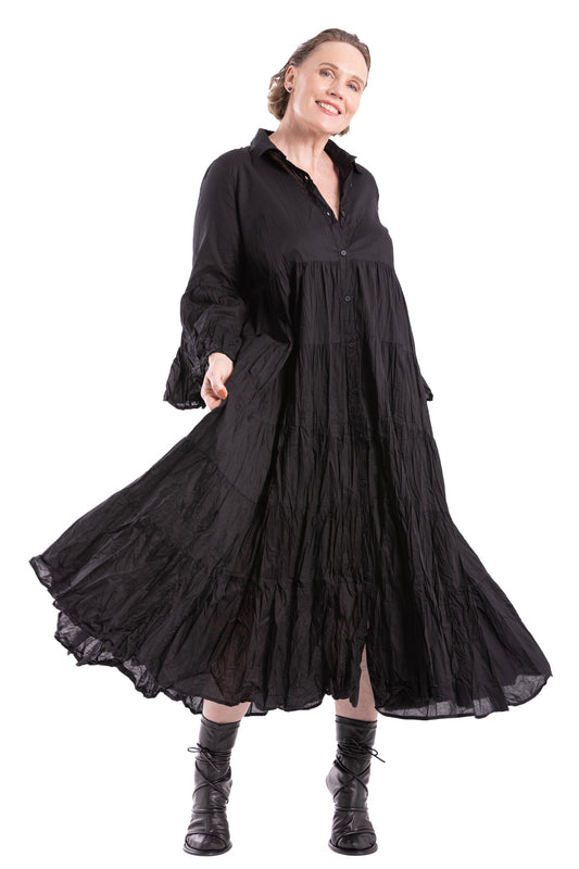 ARIAN RUFFLE DRESS CC
