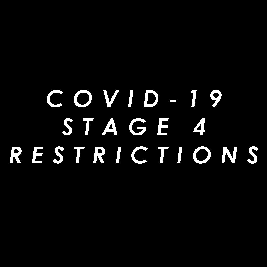 STAGE 4 COVID-19 RESTRICTIONS FOR MELBOURNE STORES.