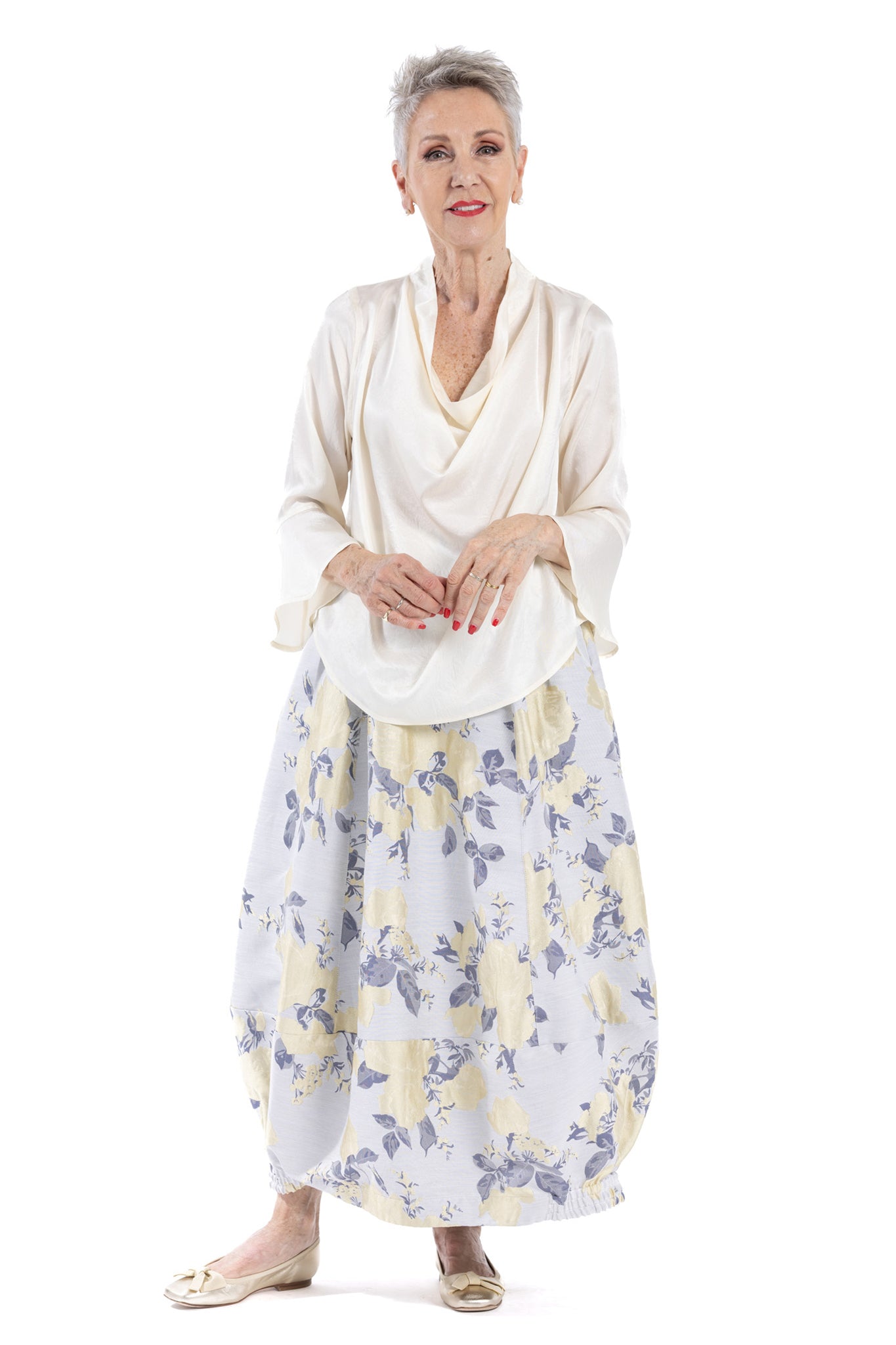 AIRA COWL-NECK TOP AR