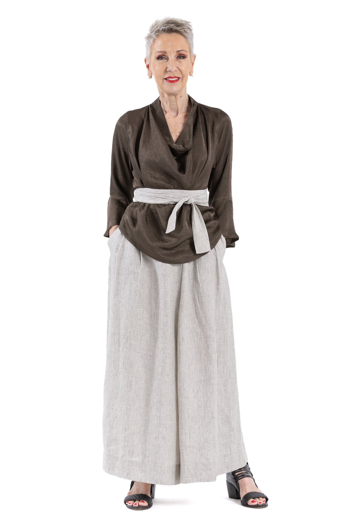 AIRA COWL-NECK TOP AR