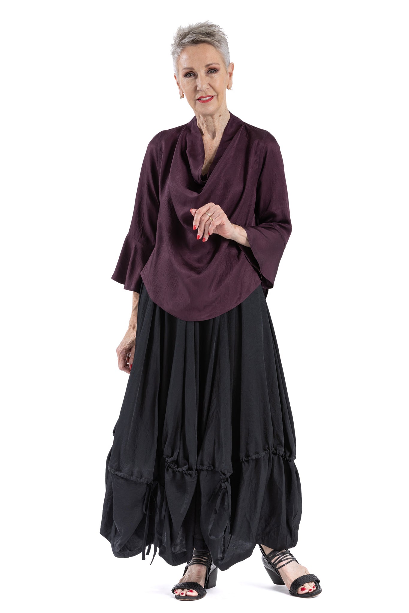 AIRA COWL-NECK TOP AR