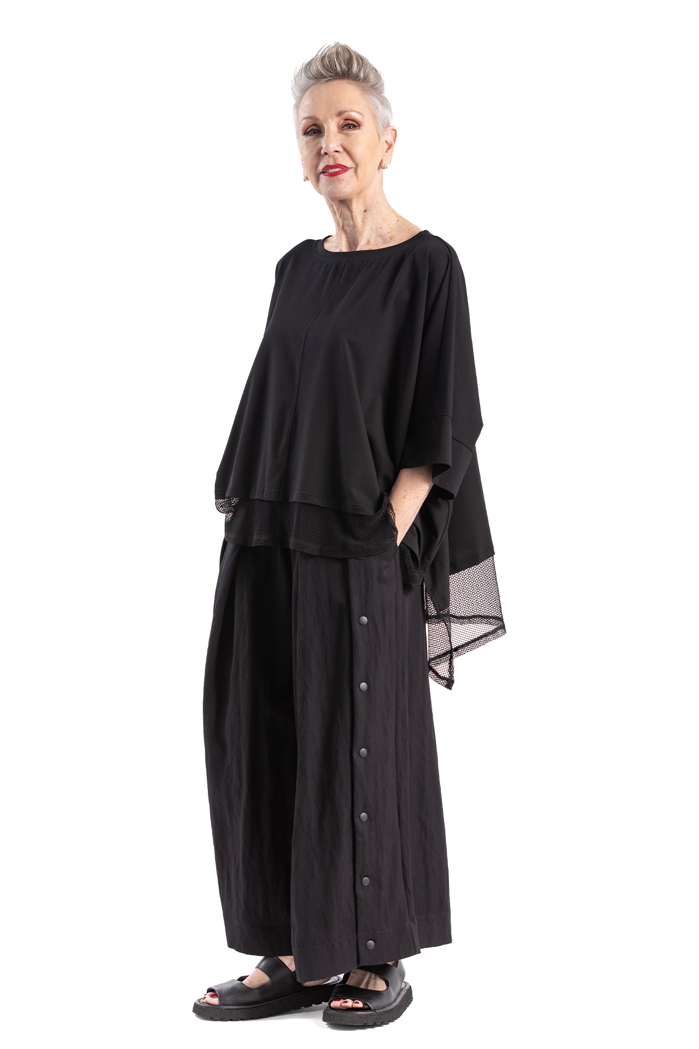 PRESS STUD PANTS NV