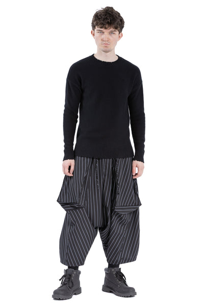 BECKETT DRAPE PANT BK