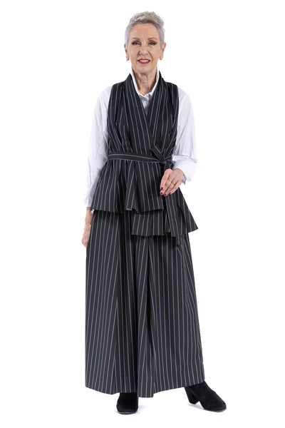 BECKETT DRAPE VEST BK