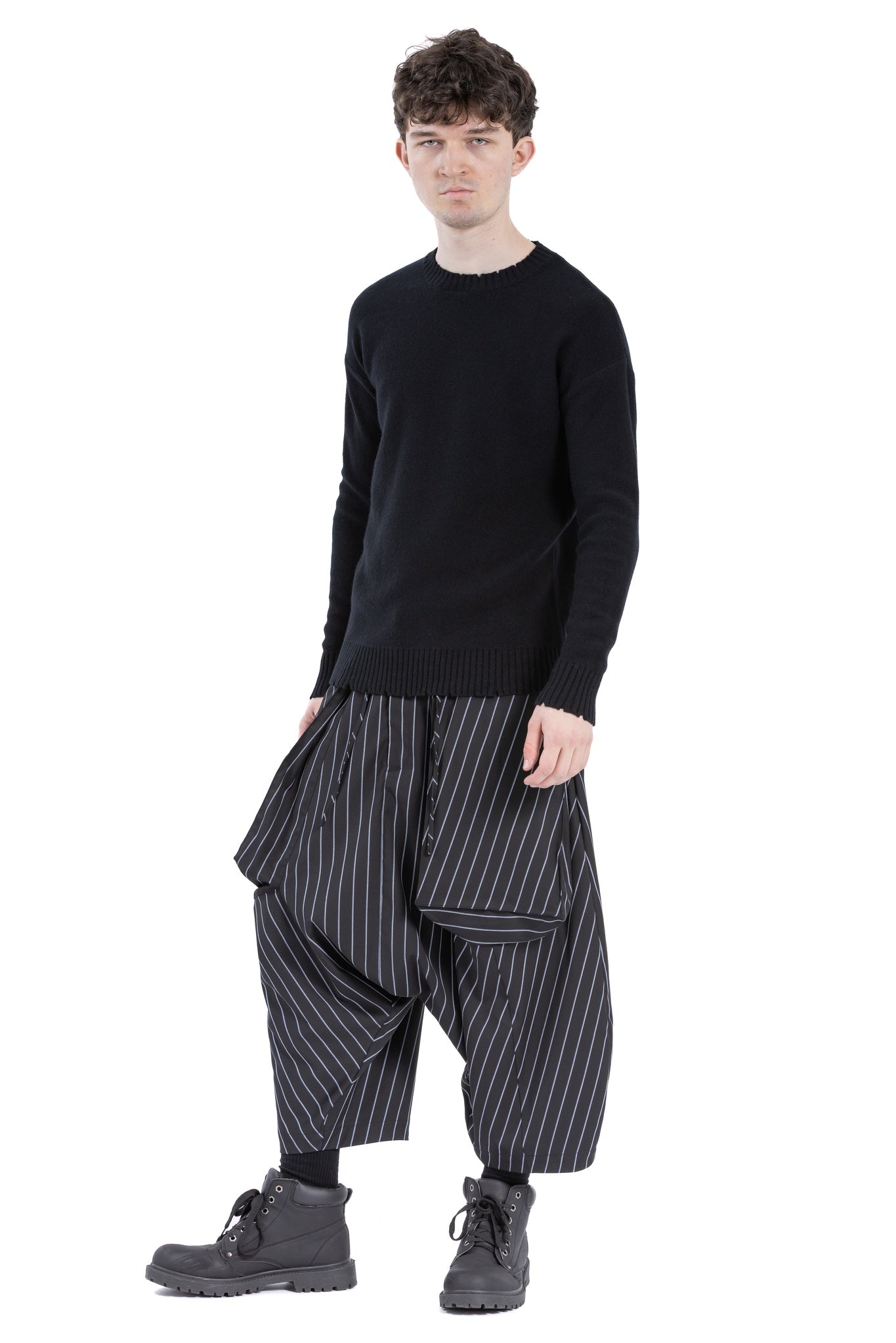 BECKETT DRAPE PANT BK