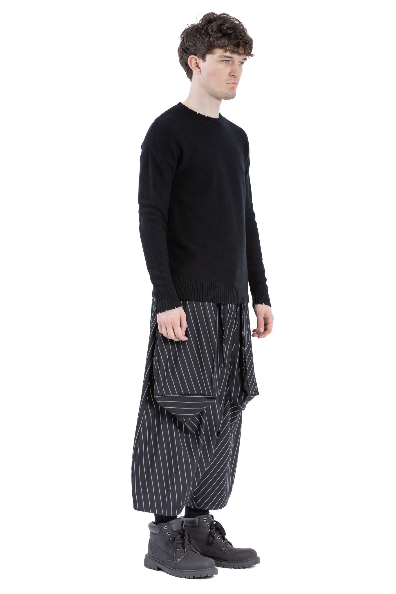 BECKETT DRAPE PANT BK