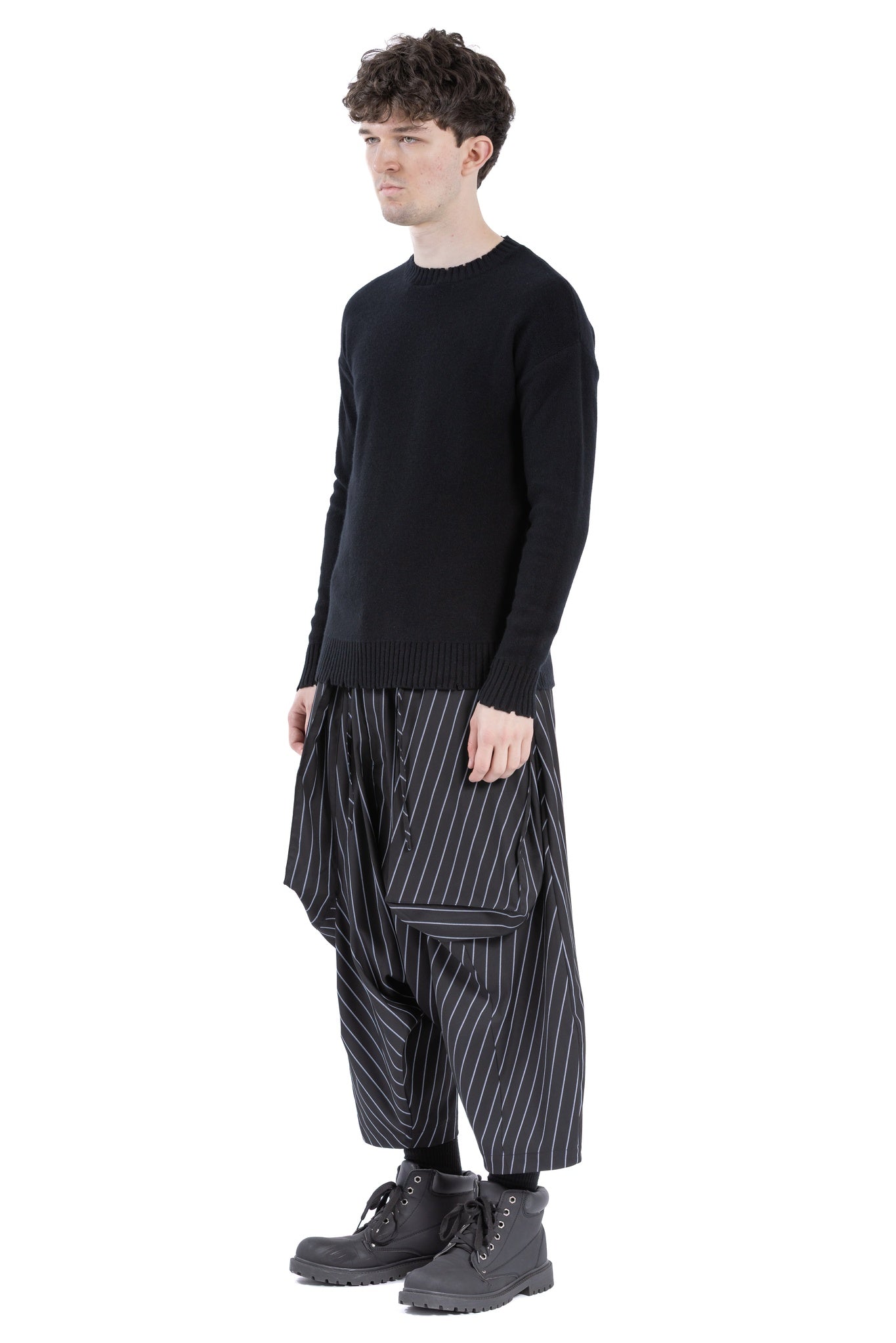 BECKETT DRAPE PANT BK