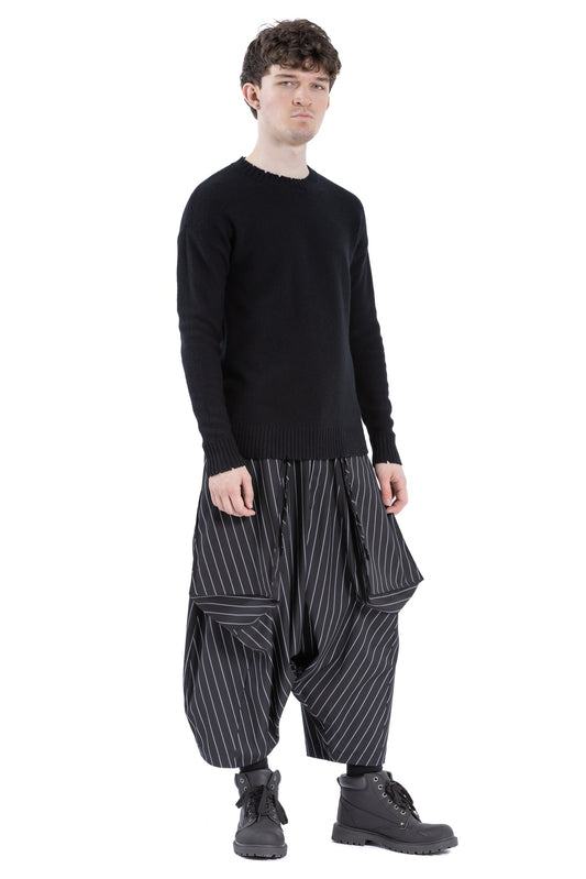 BECKETT DRAPE PANT BK