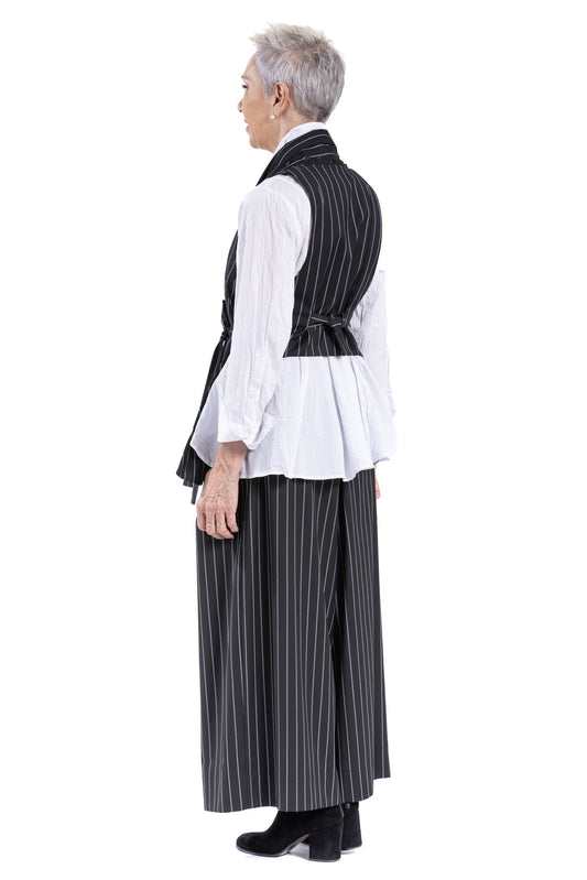 BECKETT DRAPE VEST BK