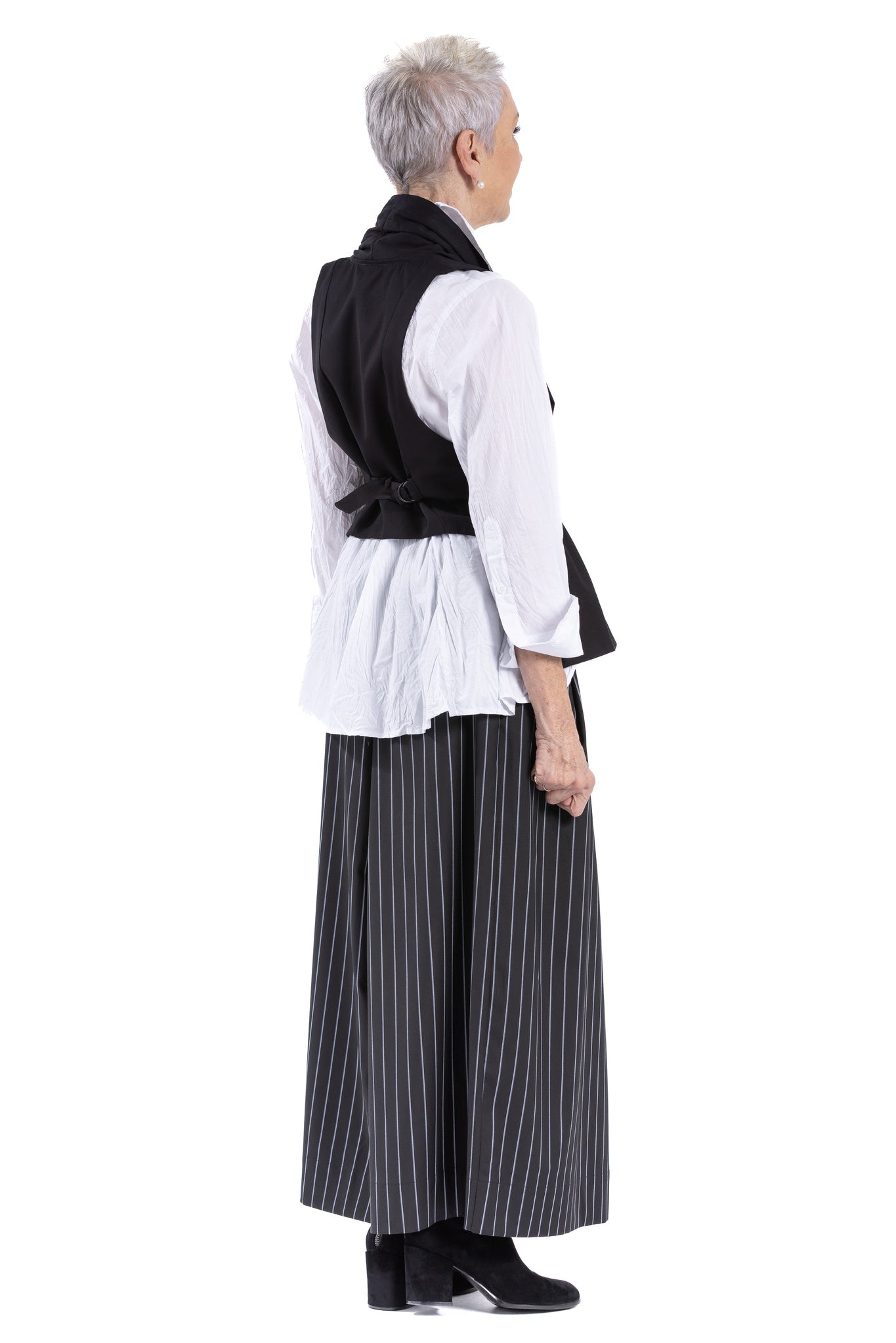 FRACTA DRAPE VEST WO