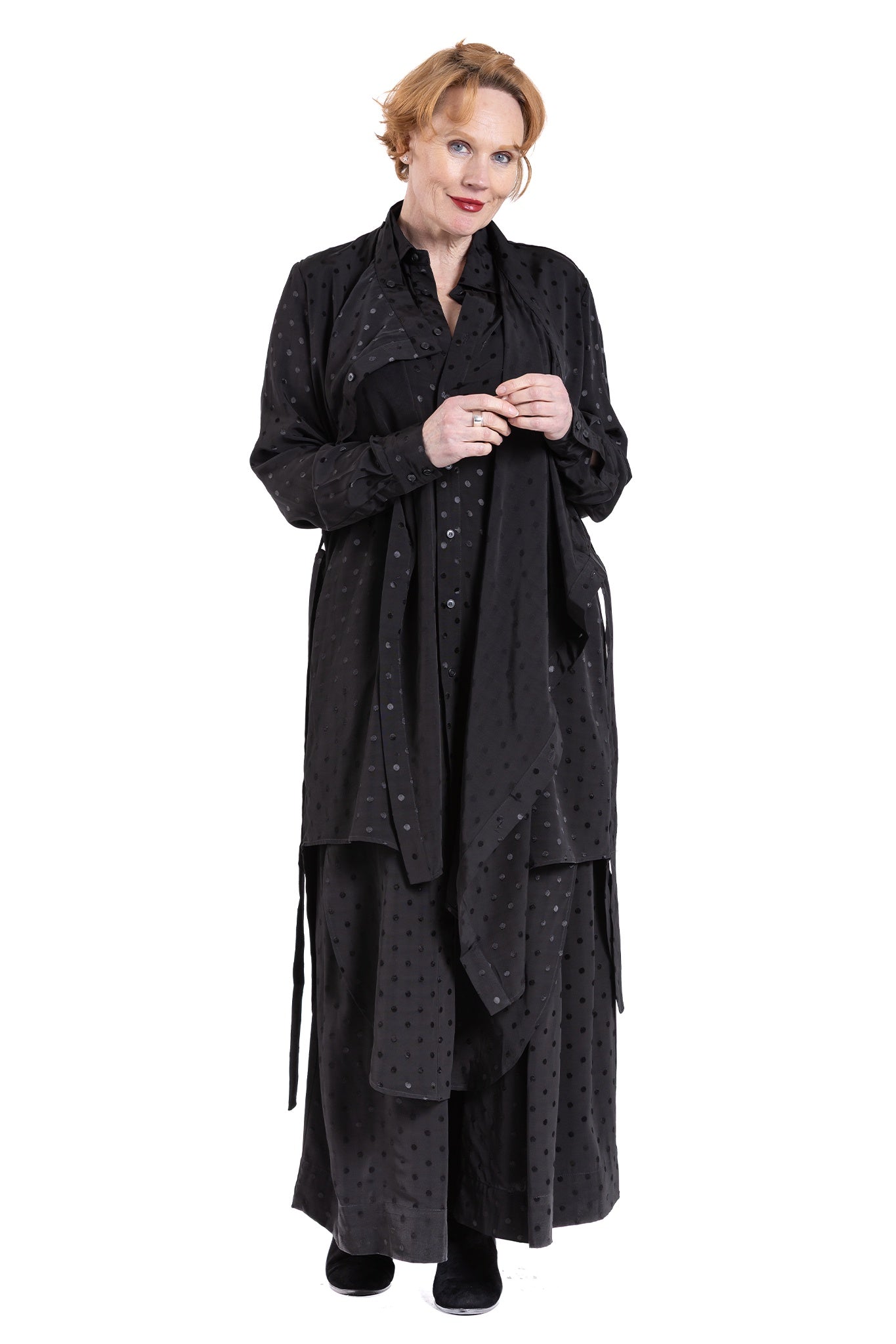 BLACKOUT DRAPE SHIRT BO