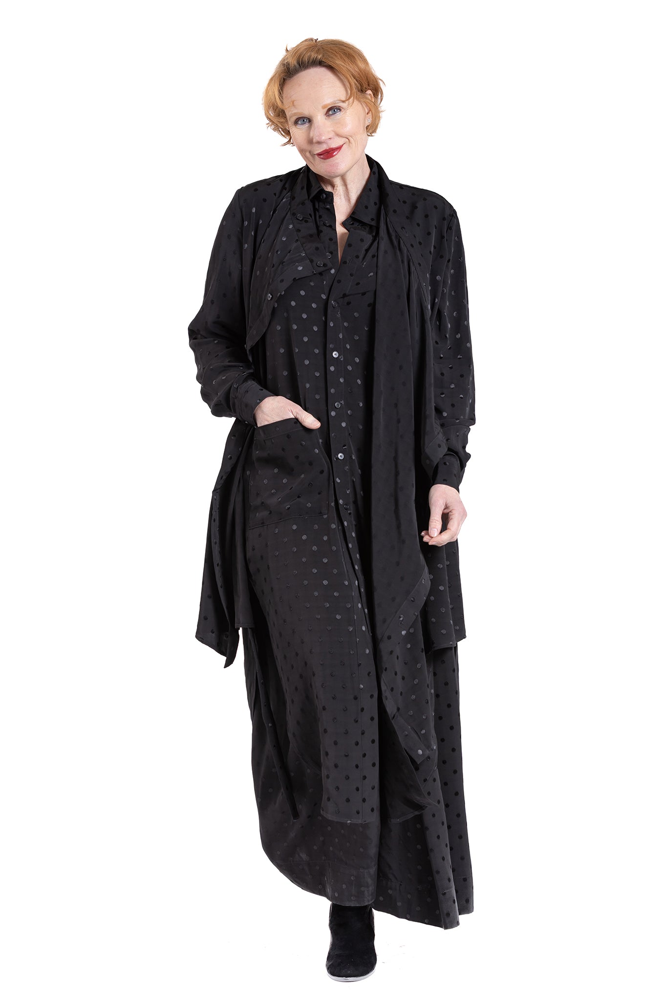 BLACKOUT DRAPE SHIRT BO