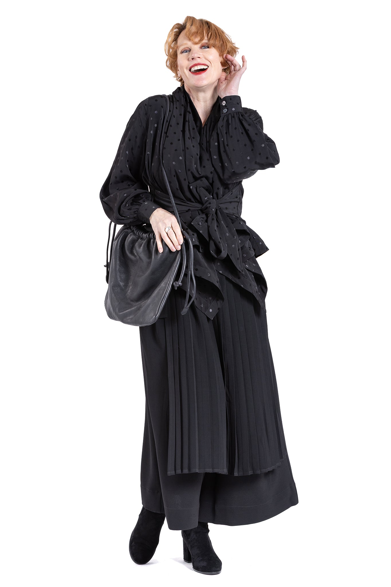APRON PLEAT PANT SC
