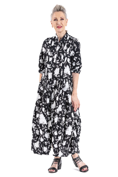 BOUQUET PLEAT DRESS BB