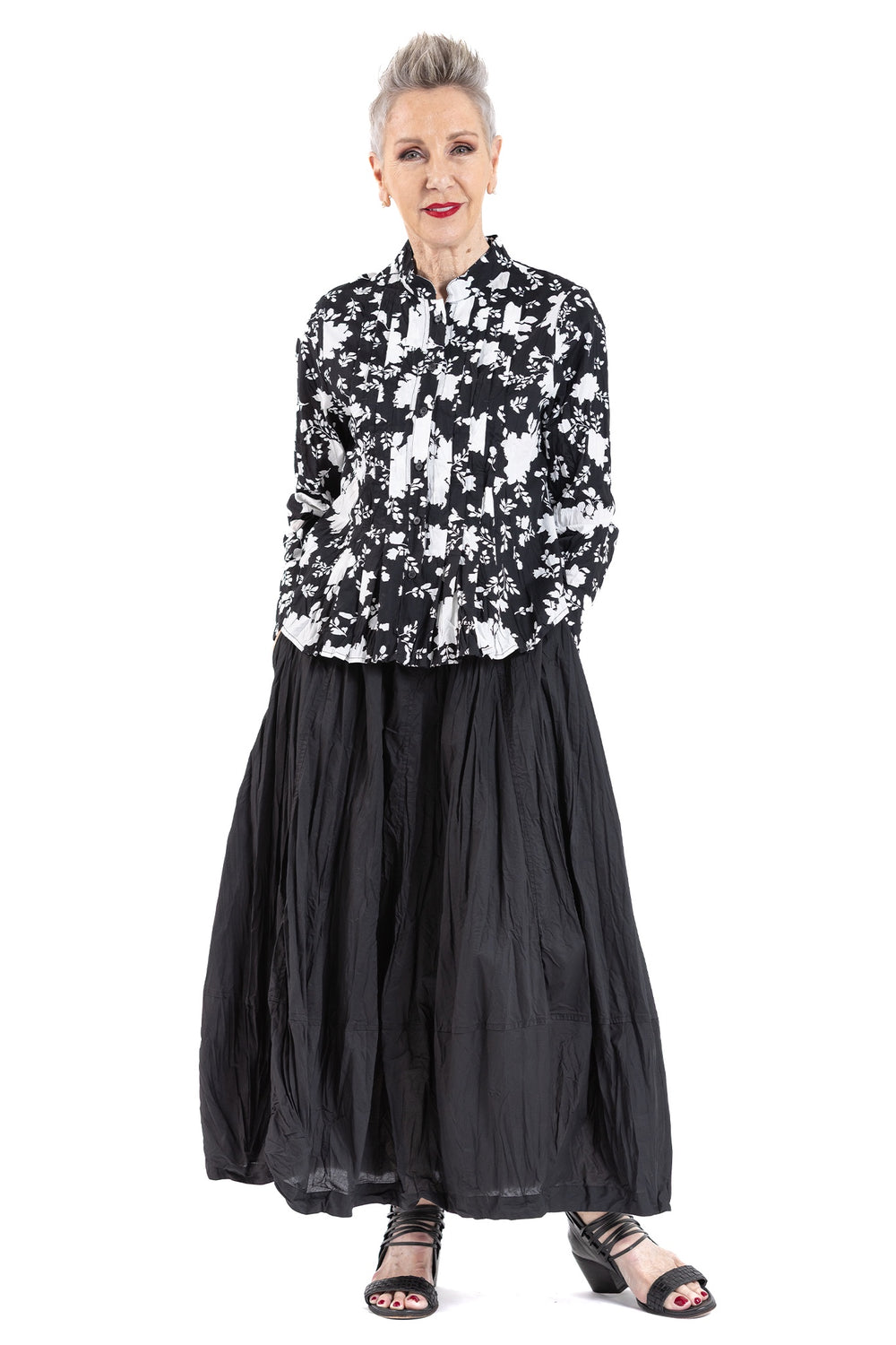 BOUQUET PLEAT SHIRT BB