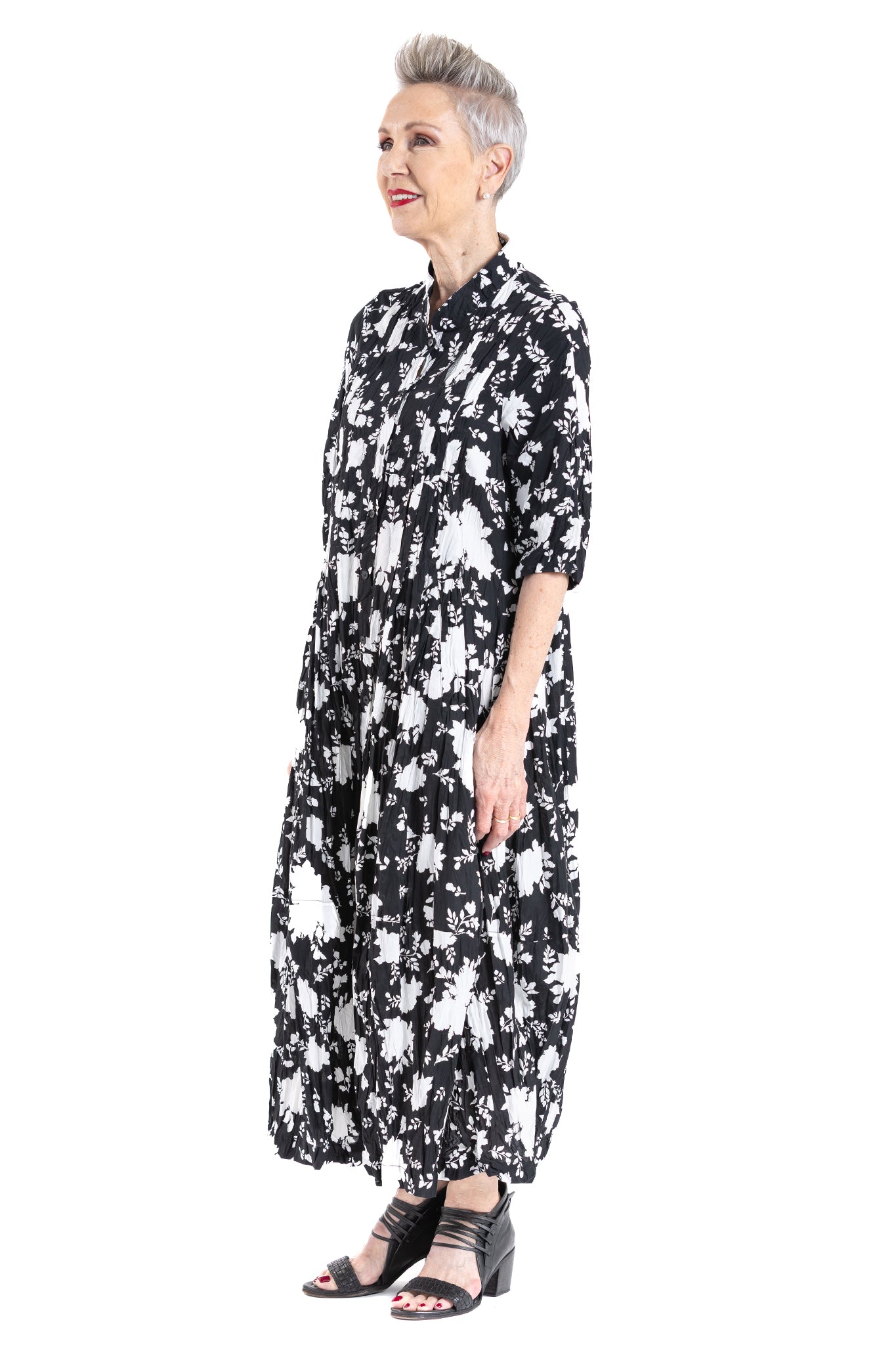 BOUQUET PLEAT DRESS BB