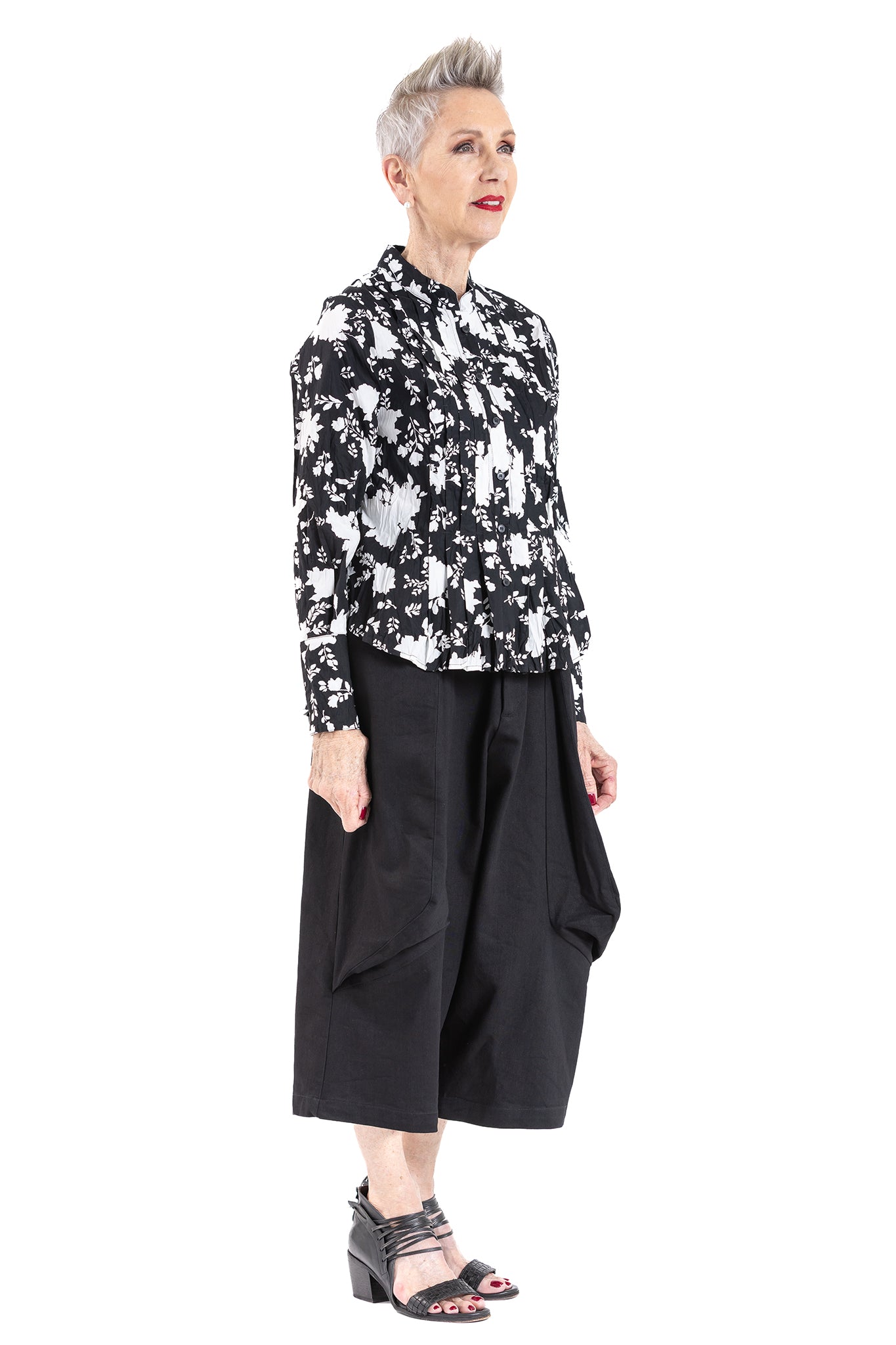 BOUQUET PLEAT SHIRT BB