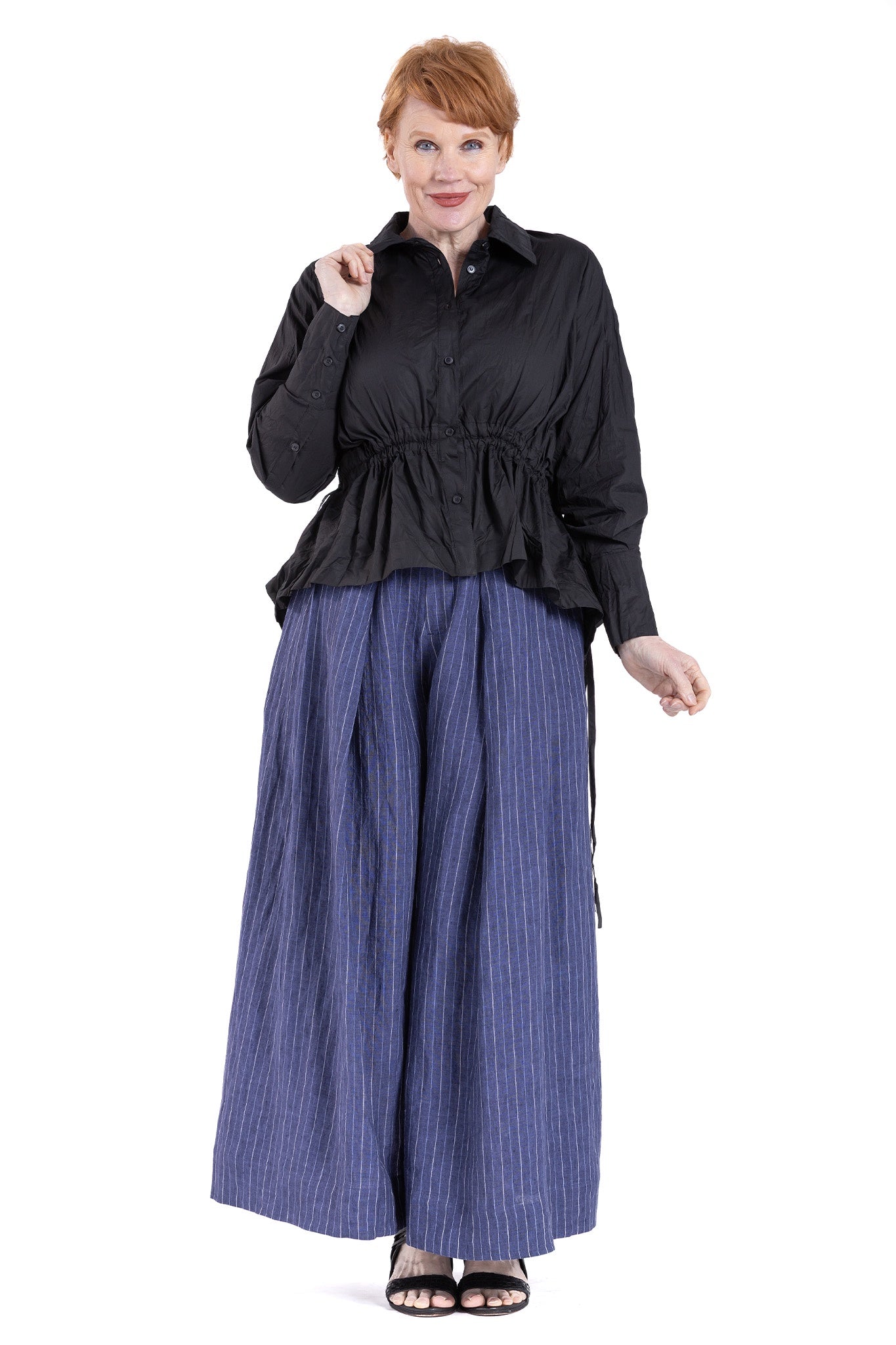 CRESENT GATHER SHIRT NC