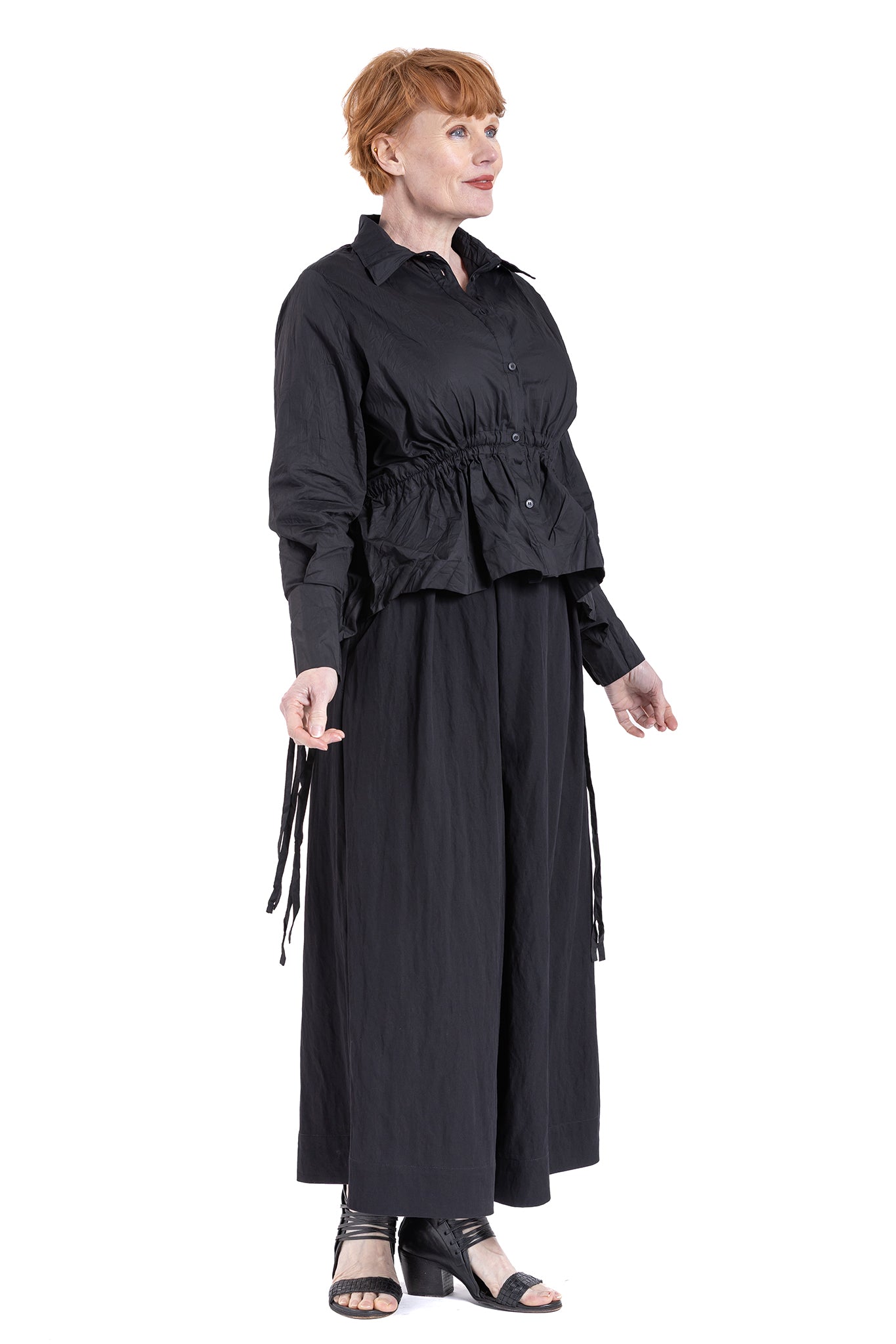 CRESENT GATHER SHIRT NC