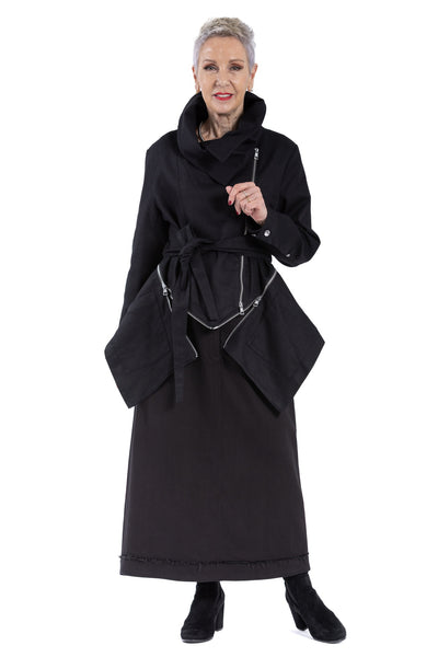 DENIM ZIP TIE JACKET SD