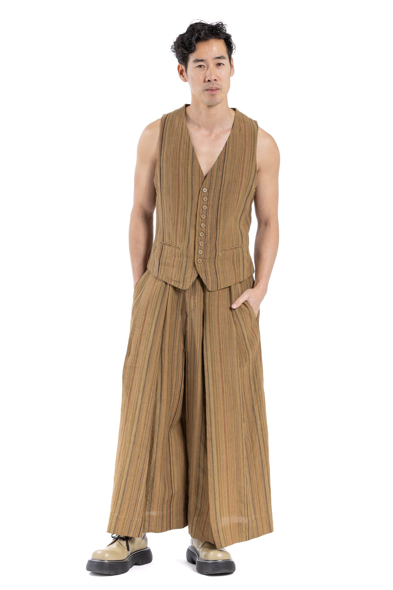 DUNE BUTTON VEST DS
